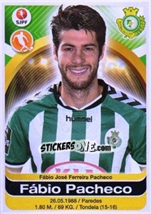 Cromo Fabio Pacheco - Futebol 2016-2017 - Panini