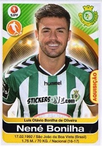 Sticker Nene Bonilha - Futebol 2016-2017 - Panini
