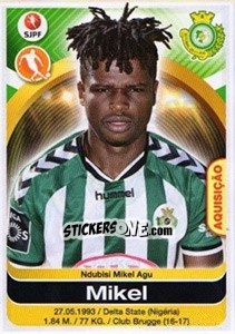 Sticker Mikel - Futebol 2016-2017 n. 365 - Panini