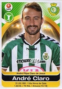 Sticker Andre Claro - Futebol 2016-2017 - Panini