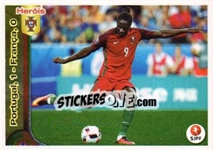 Sticker Portugal, 1 - Franca, 0 - Futebol 2016-2017 n. 378 - Panini