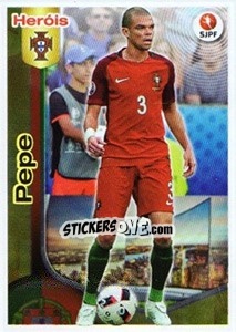 Sticker Pepe - Futebol 2016-2017 - Panini