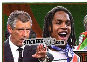 Sticker Herois do Portugal (Puzzel 1) - Futebol 2016-2017 n. 395 - Panini