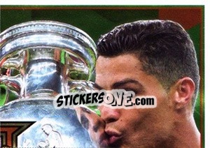 Sticker Herois do Portugal (Puzzel 2) - Futebol 2016-2017 n. 396 - Panini