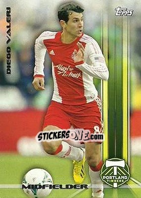 Cromo Diego Valeri - MLS 2013 - Topps