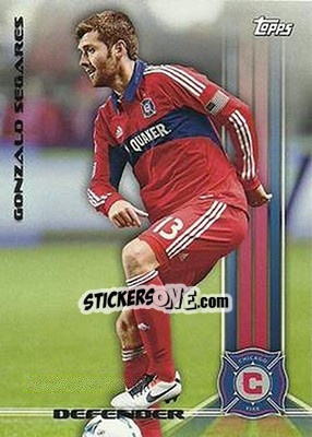 Sticker Gonzalo Segares - MLS 2013 - Topps