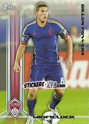 Sticker Dillon Powers - MLS 2013 n. 21 - Topps