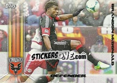 Sticker Brandon McDonald - MLS 2013 n. 24 - Topps