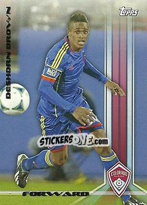 Sticker Deshorn Brown - MLS 2013 - Topps