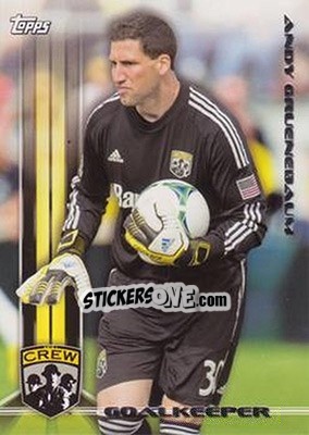 Sticker Andy Gruenebaum - MLS 2013 - Topps