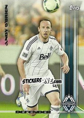 Sticker Andy O'Brien - MLS 2013 n. 96 - Topps