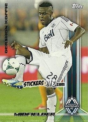 Sticker Gershon Koffie - MLS 2013 n. 196 - Topps