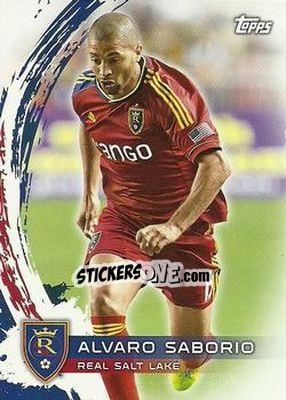 Cromo Alvaro Saborio - MLS 2014 - Topps