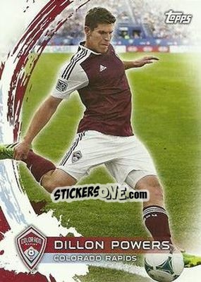 Sticker Dillon Powers - MLS 2014 - Topps