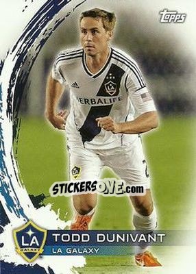 Sticker Todd Dunivant - MLS 2014 - Topps