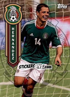 Sticker Javier Hernandez - MLS 2014 n. MX-3 - Topps