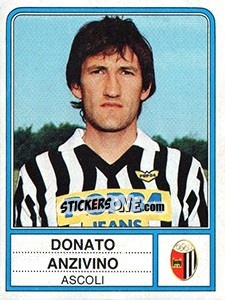Cromo Donato Anzivino - Calciatori 1983-1984 n. 1 - Panini