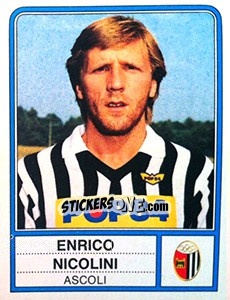 Sticker Enrico Nicolini - Calciatori 1983-1984 - Panini