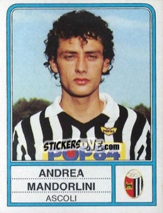 Figurina Andrea Mandorlini - Calciatori 1983-1984 - Panini