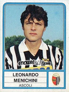 Sticker Leonardo Menichini - Calciatori 1983-1984 - Panini