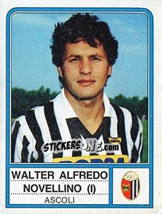 Cromo Walter Alfredo Novellino - Calciatori 1983-1984 - Panini