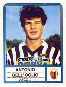 Cromo Antonio Dell'Oglio - Calciatori 1983-1984 - Panini