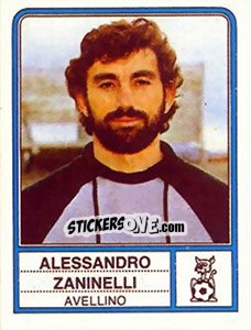 Figurina Alessandro Zaninelli - Calciatori 1983-1984 - Panini