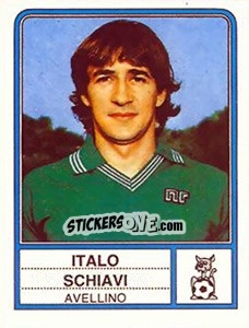 Figurina Italo Schiavi - Calciatori 1983-1984 - Panini