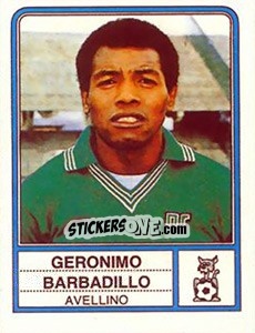 Sticker Geronimo Barbadillo - Calciatori 1983-1984 n. 30 - Panini