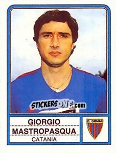 Sticker Giorgio Mastropasqua - Calciatori 1983-1984 - Panini