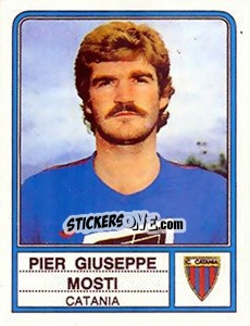 Cromo Pier Giuseppe Mosti - Calciatori 1983-1984 - Panini