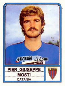 Figurina Pier Giuseppe Mosti - Calciatori 1983-1984 - Panini