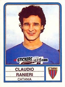 Sticker Claudio Ranieri - Calciatori 1983-1984 - Panini