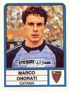 Figurina Marco Onorati - Calciatori 1983-1984 - Panini