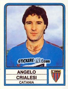 Sticker Angelo Crialesi - Calciatori 1983-1984 - Panini