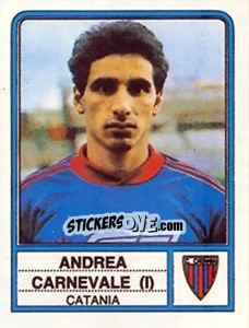 Cromo Andrea Carnevale - Calciatori 1983-1984 - Panini