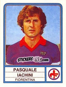 Cromo Pasquale Iachini - Calciatori 1983-1984 - Panini