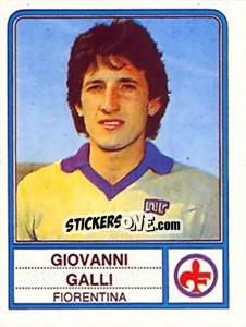 Figurina Giovanni Galli - Calciatori 1983-1984 - Panini