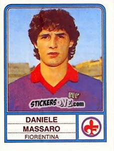 Sticker Daniele Massaro - Calciatori 1983-1984 - Panini