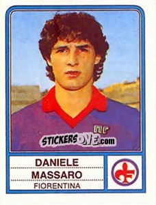 Sticker Daniele Massaro - Calciatori 1983-1984 n. 63 - Panini