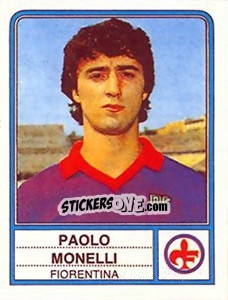 Sticker Paolo Monelli - Calciatori 1983-1984 - Panini