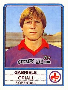 Sticker Gabriele Oriali - Calciatori 1983-1984 n. 66 - Panini