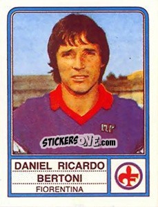 Sticker Daniel Racardo Bertoni - Calciatori 1983-1984 n. 68 - Panini