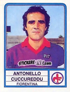 Sticker Antonello Cuccureddu - Calciatori 1983-1984 n. 71 - Panini