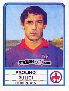 Figurina Paolino Pulici - Calciatori 1983-1984 - Panini