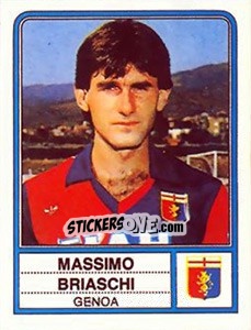 Sticker Massimo Briaschi - Calciatori 1983-1984 n. 80 - Panini