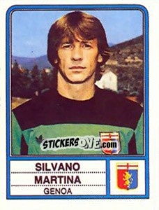 Sticker Silvano Martina - Calciatori 1983-1984 - Panini