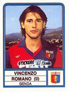 Sticker Vincenzo Romano - Calciatori 1983-1984 - Panini