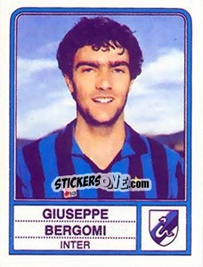 Sticker Giuseppe Bergomi - Calciatori 1983-1984 n. 96 - Panini