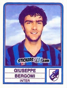 Sticker Giuseppe Bergomi - Calciatori 1983-1984 - Panini